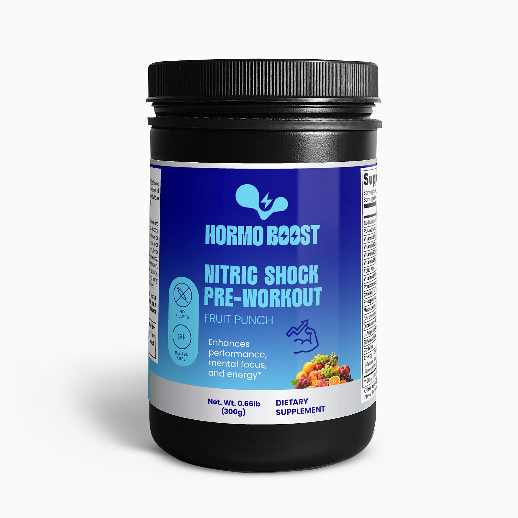 Nitric Shock Pre-Workout Powder (Fruit Punch)