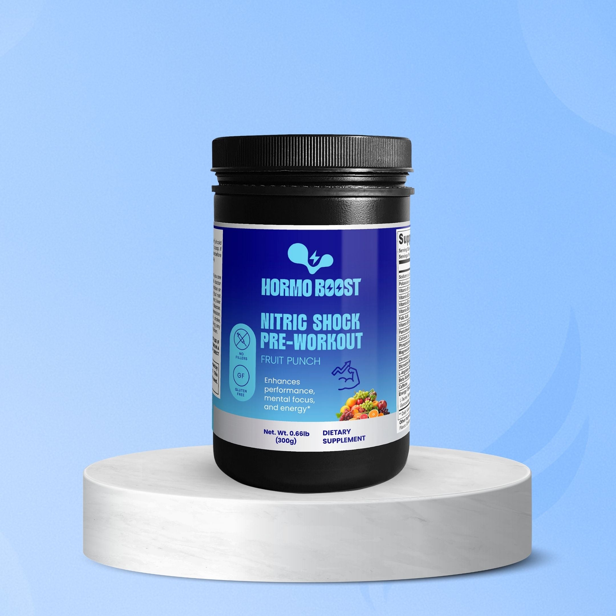 Nitric Shock Pre-Workout Powder (Fruit Punch)